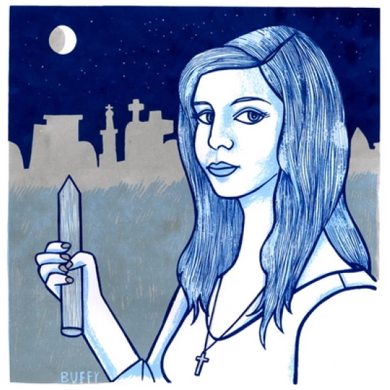 Buffy Summers art print by Leia Bell