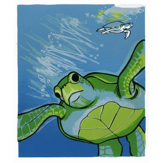 Sea Turtles Poster by Leia Bell (SOLD OUT)