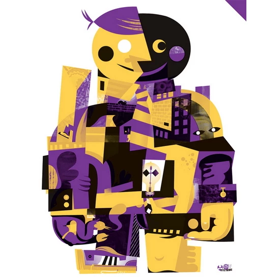 Mr. God Art Print by The Little Friends of Printmaking