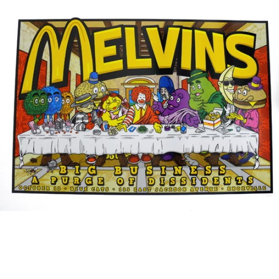 The Melvins Concert Poster (Knoxville) (SOLD OUT)