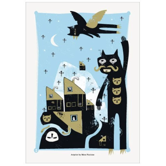 Drums & Droids (Drums) print by Mara Piccione