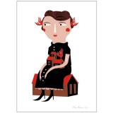 Fire Lady print by Mara Piccione