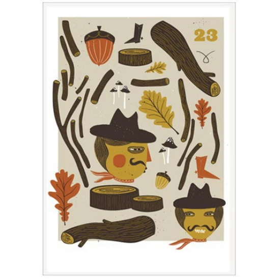 Hack and Saw print by Mara Piccione