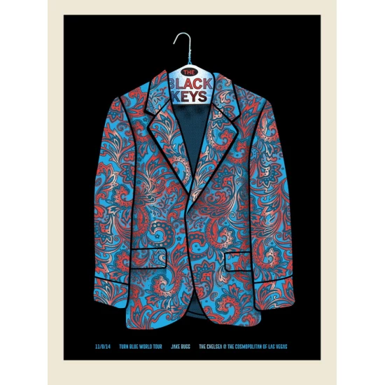 The Black Keys Las Vegas concert poster by Methane Studios (SOLD OUT)