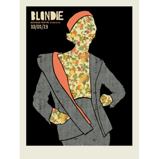 Blondie concert poster by Methane Studios (SOLD OUT)