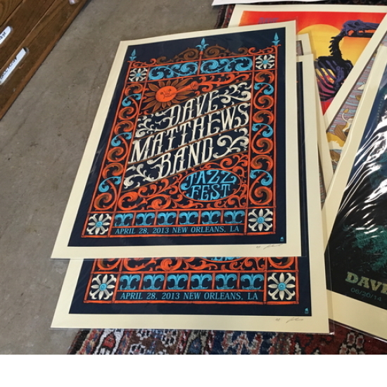 Dave Matthews Band New Orleans 2013 concert poster by Methane Studios (SOLD OUT)