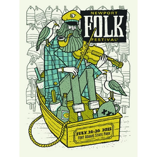 Newport Folk Festival poster by Methane Studios (SOLD OUT)