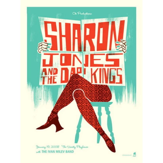 Sharon Jones Concert Poster by Methane Studios (SOLD OUT)