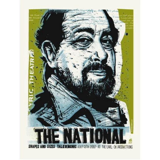 The National Gig Poster by Methane Studios (SOLD OUT)