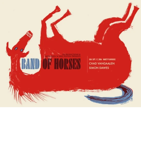 Band of Horses 2006 Concert Poster by Methane Studios (SOLD OUT)