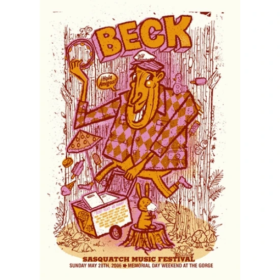 Beck Concert Poster by Methane Studios (SOLD OUT)