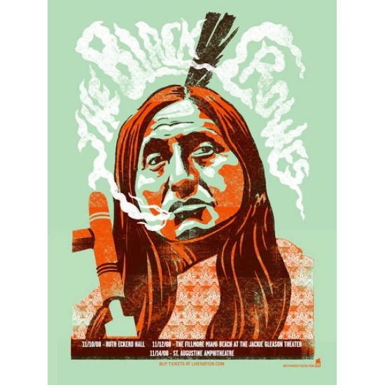 The Black Crowes Florida Concert Poster by Methane Studios (SOLD OUT)