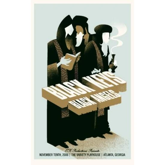 The Black Keys Atlanta Concert Poster by Methane Studios (SOLD OUT)