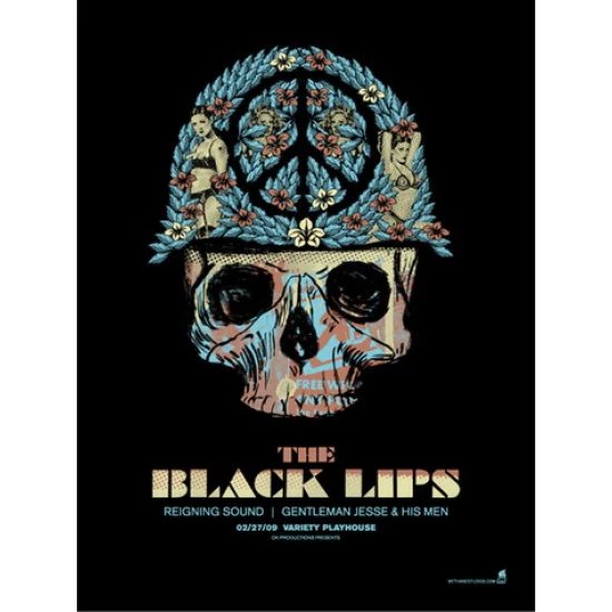 The Black Lips Concert Poster by Methane Studios (SOLD OUT)