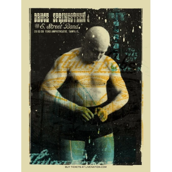 Bruce Springsteen Concert Poster by Methane Studios (SOLD OUT)