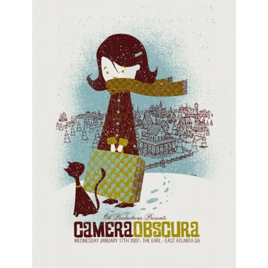 Camera Obscura Concert Poster by Methane Studios (SOLD OUT)