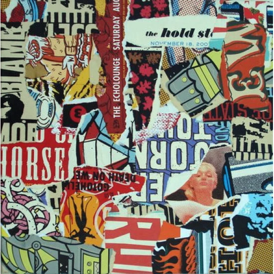 Methane Poster Collage on Canvas #1 (SOLD OUT)