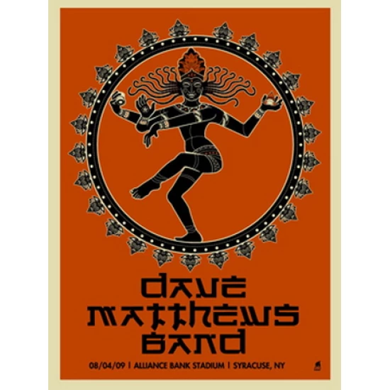 Dave Matthews Band Syracuse Concert Poster by Methane Studios (SOLD OUT)