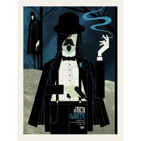 Jack White Columbus concert poster by Methane Studios (SOLD OUT)