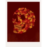 Leaf Skull print by Methane Studios (SOLD OUT)