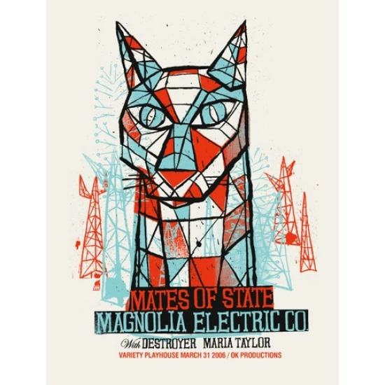 Mates of States Concert Poster by Methane Studios (SOLD OUT)