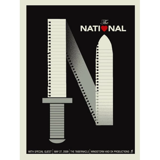 The National Concert Poster by Methane Studios (SOLD OUT)