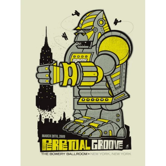 Perpetual Groove Concert Poster by Methane Studios (SOLD OUT)