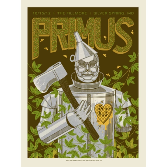 Primus concert poster by Methane Studios (SOLD OUT)