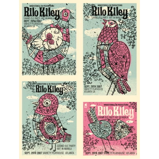 Rilo Kiley Concert Poster (Uncut Sheet) (SOLD OUT)