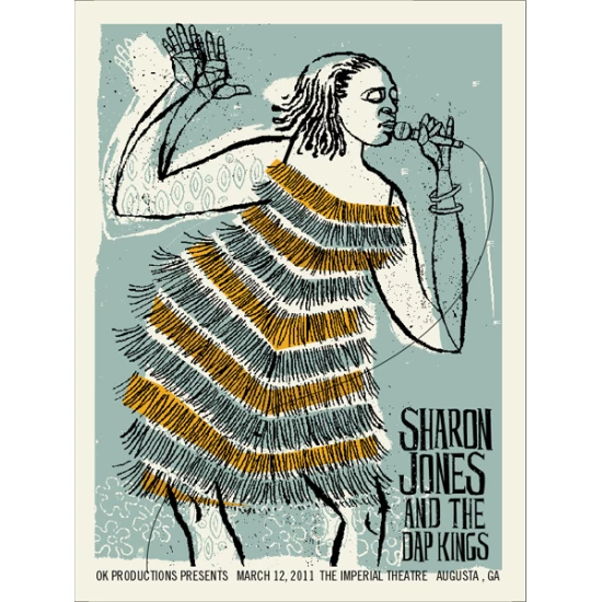Sharon Jones concert poster by Methane Studios (SOLD OUT)
