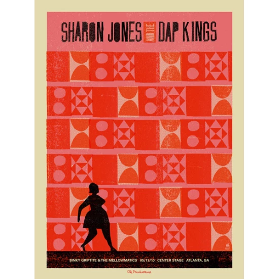 Sharon Jones and the Dap Kings concert poster by Methane Studios (SOLD OUT)