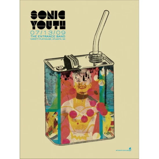 Sonic Youth Concert Poster by Methane Studios (SOLD OUT)