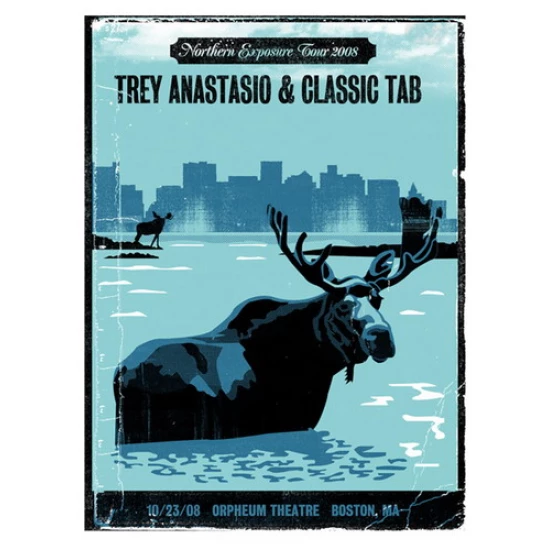Trey Anastasio Boston Concert Poster by Methane Studios (SOLD OUT)