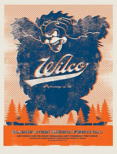 Wilco Concert Poster (Sasquatch Festival) (SOLD OUT) | Poster Cabaret