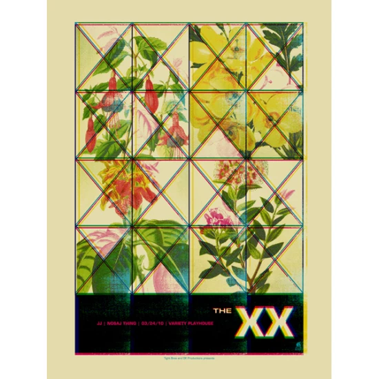 The XX concert poster by Methane Studios (SOLD OUT)
