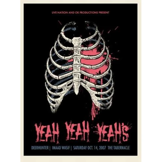 Yeah Yeah Yeahs Concert Poster by Methane Studios (SOLD OUT)
