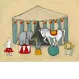 At the Circus print by Marisa Haedike (SOLD OUT)
