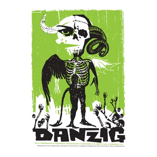Danzig Concert Poster by Micah Smith (SOLD OUT)