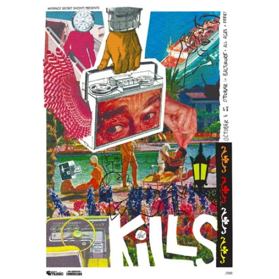 The Kills Concert Poster by Micah Smith (SOLD OUT)
