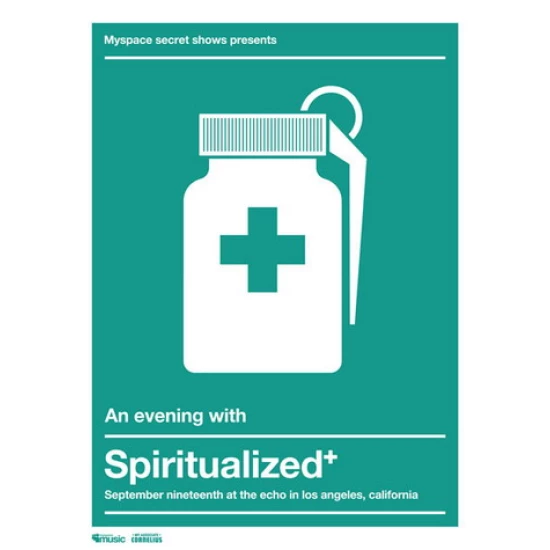 Spiritualized Concert Poster by Micah Smith