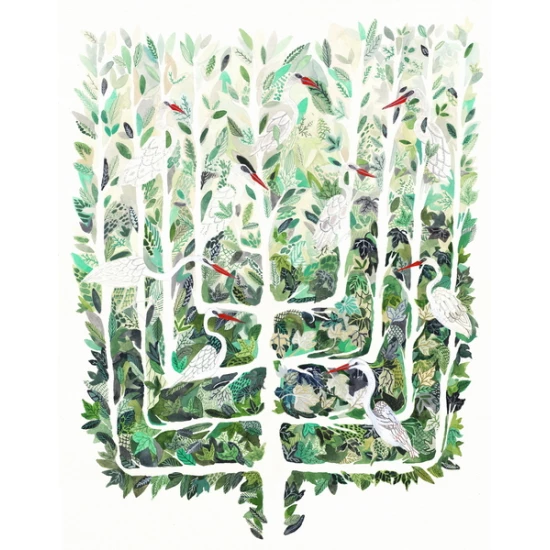 Espaliered print by Michelle Morin