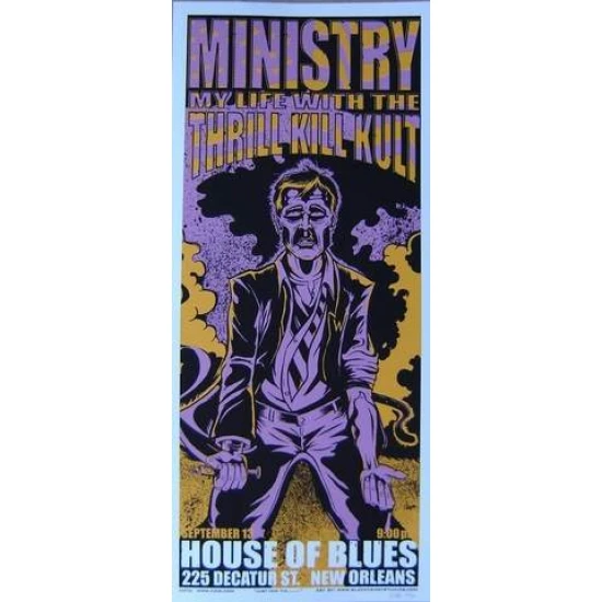 Ministry & The Thrill Kill Kult Concert Poster