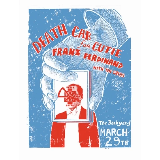 Death Cab for Cutie Concert Poster by Bryan Keplesky