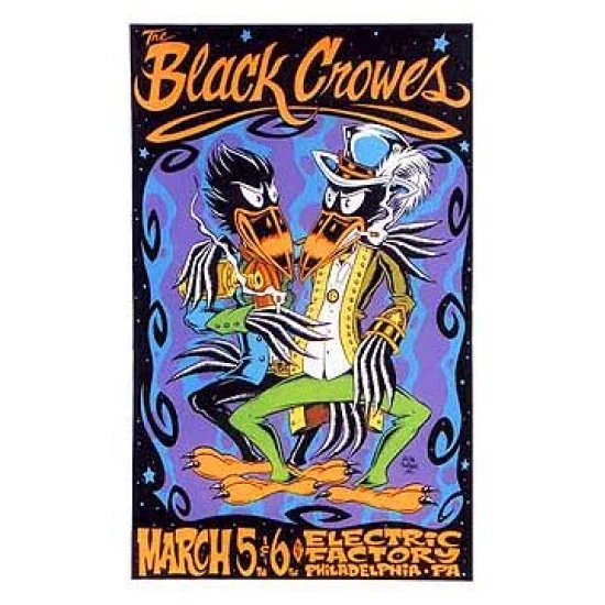 The Black Crowes concert poster by Alan Forbes (SOLD OUT)
