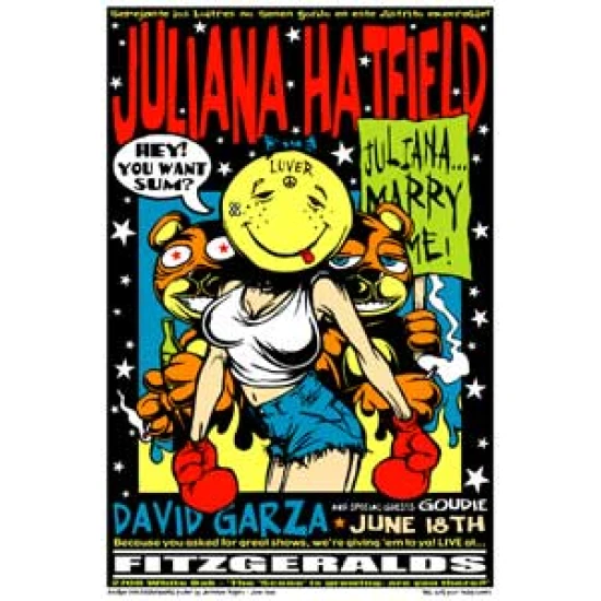 Juliana Hatfield Concert Poster (SOLD OUT)