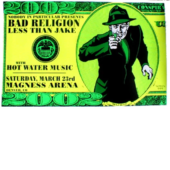 Bad Religion Concert Poster by Lindsey Kuhn (SOLD OUT)