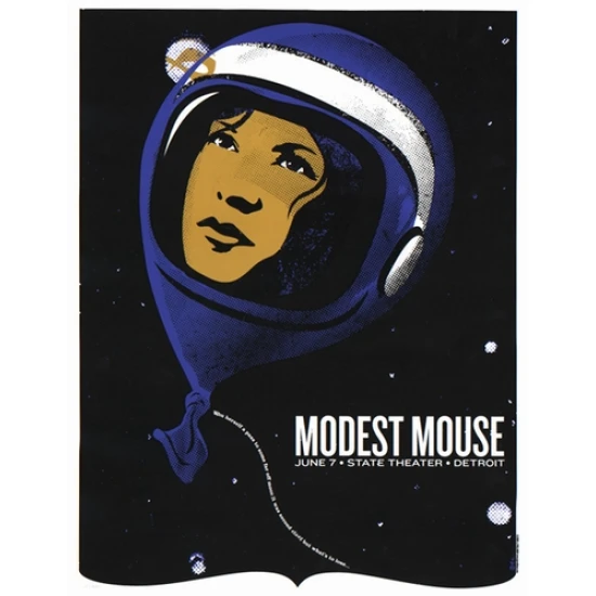 Modest Mouse Concert Poster (Detroit) (SOLD OUT)