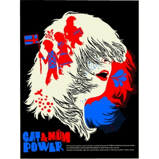 Cat Power Concert Poster by The Little Friends of Printmaking (SOLD OUT)