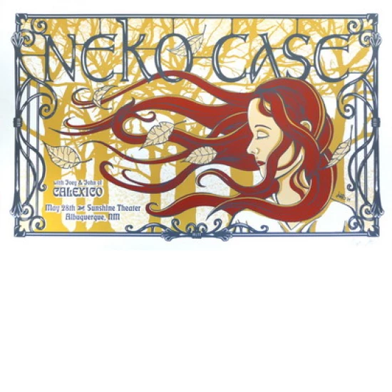 Neko Case Albuquerque Concert Poster by Jonathan Sanchez (SOLD OUT)