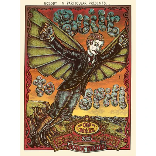 Built To Spill Concert Poster by Michael Michael Motorcycle